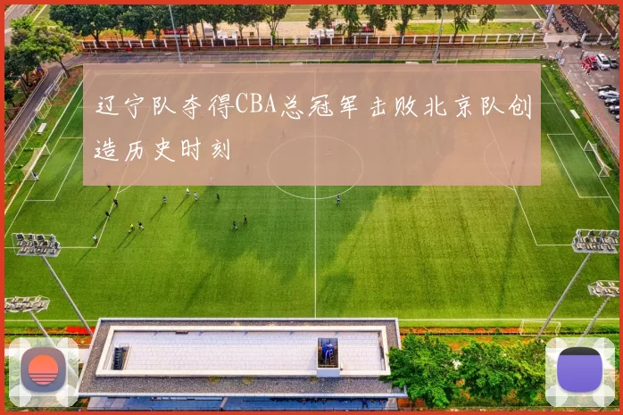 辽宁队夺得CBA总冠军击败北京队创造历史时刻