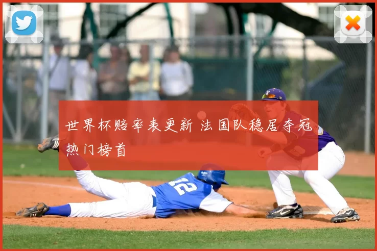 世界杯赔率表更新 法国队稳居夺冠热门榜首
